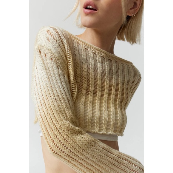 Urban Outfitters Ladder-Knit Shrug Sweater - Picture 15 of 16